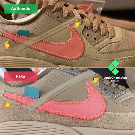 nike x off white air max 90 real vs fake - Air Max 90 desert ore.